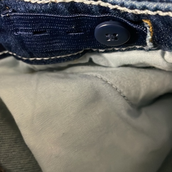 Girls size 8 Carter’s skinny blue jeans with adjustable waistband - Picture 6 of 10